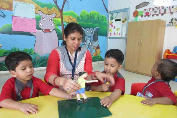 STEM experiment done by our Play Group students (Body Parts - Legs)