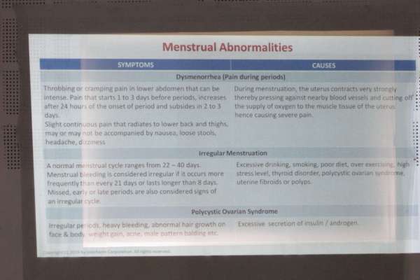  Menstrual Awareness and Hygiene Management