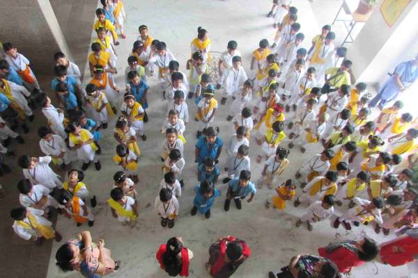 Ganesh Chaturthi Celebration At STEM World School.