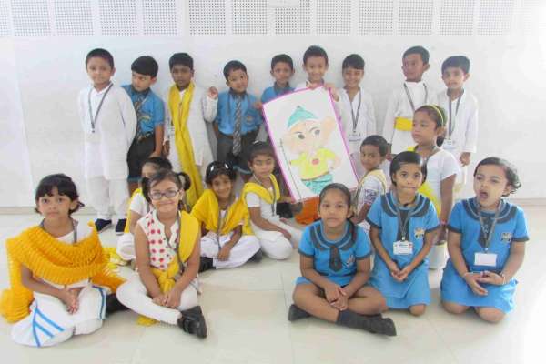 Ganesh Chaturthi Celebration At STEM World School.