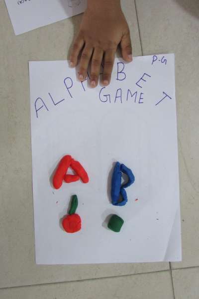  The Pre-Primary Wing Of SWS Initiated A Word Game Activity For The Little Kids.