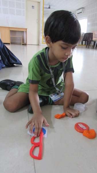  The Pre-Primary Wing Of SWS Initiated A Word Game Activity For The Little Kids.