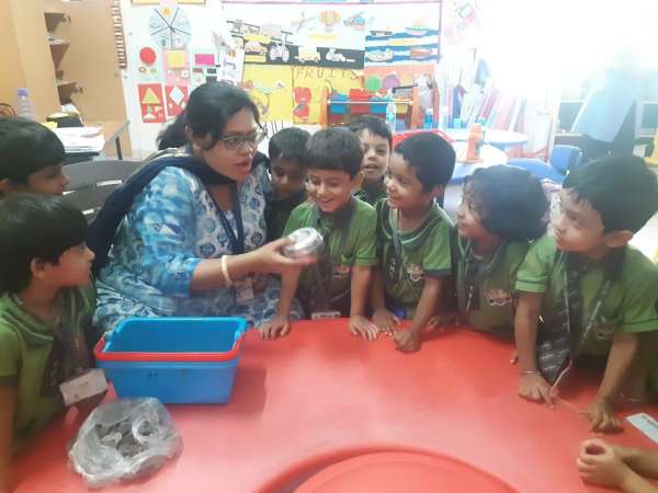 STEM experiment done by our Lower Nursery students