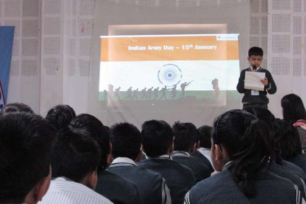 Special Assembly On Indian Army And Martyrs' Day