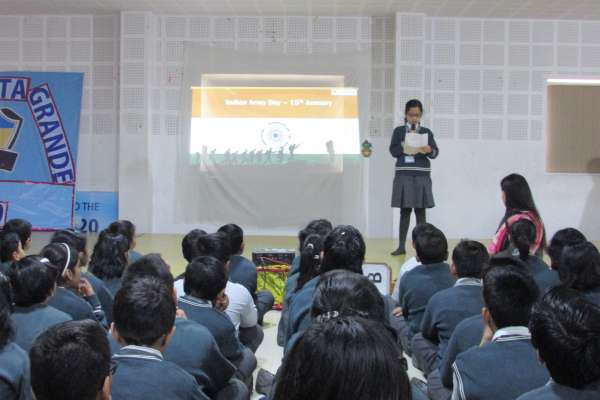 Special Assembly On Indian Army And Martyrs' Day