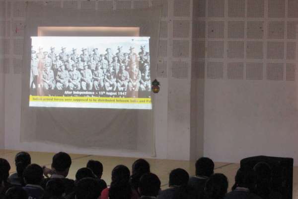 Special Assembly On Indian Army And Martyrs' Day