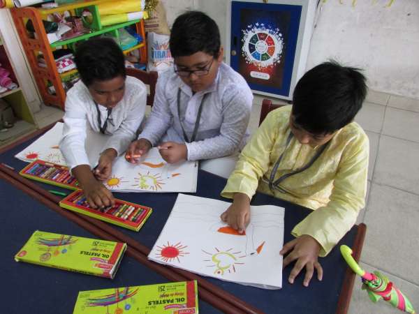 STEM World School Celebrates Saraswati Puja