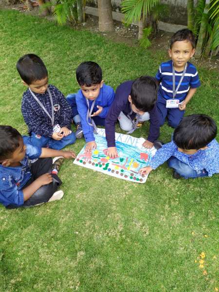 STEM World School Pre Primary Section Celebrates Marine Day