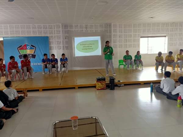 STEM World School Conducts Inter House Debate Activity