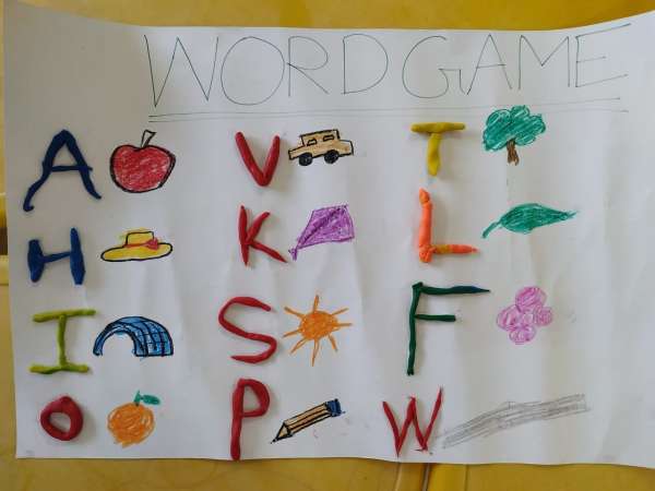 WORD GAME OF PRE PRIMARY