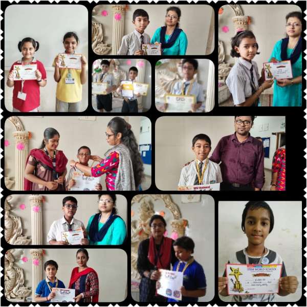 Distribution of Certificates for Outstanding Performance of the Students