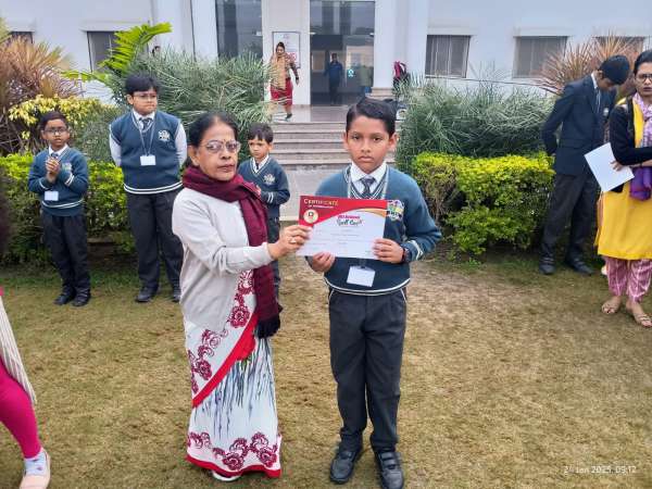 Certificate Distribution Ceremony: WIZ International Spell Bee (School Level) (2025)